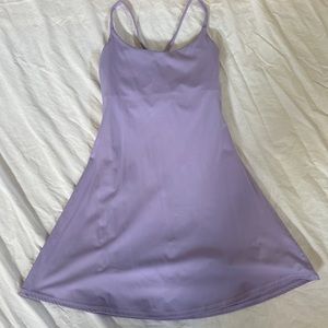 Lavender Athletic Dress with built in bra & bodysuit